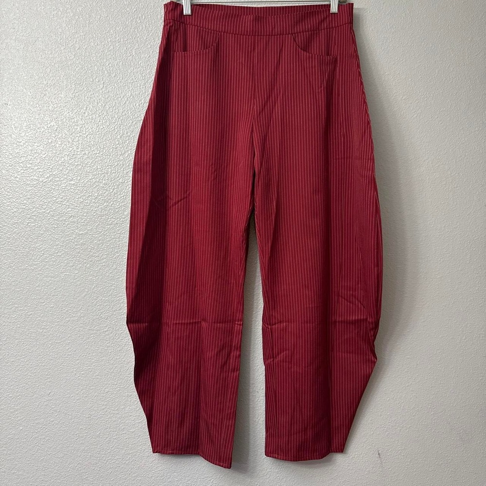 Women's Pinstripe Trousers. Designed